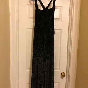 Urban outfitters one piece crushed velvet